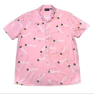 ❌ [SOLD] Polaroid Film Full Graphic Pink Button